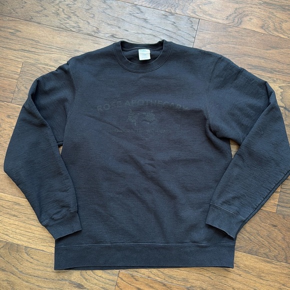 Rose Apothecary Black Crewneck Sweatshirt - Picture 2 of 11